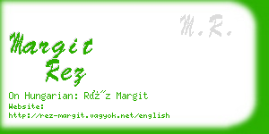 margit rez business card